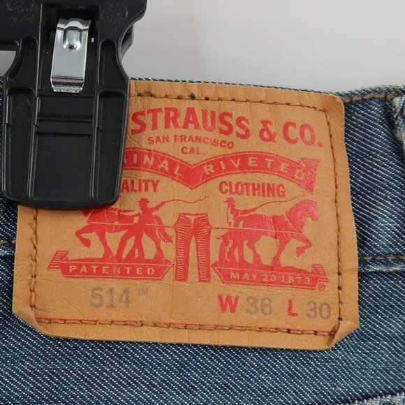 Levi's 514 Men's Straight Leg Jeans Size 36 x 30 - Picture 2 of 7
